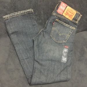 Levis 505 Mens Jeans 30x32 Straight Leg NWT